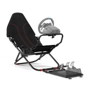 RACGTING Racing Simulator Cockpit for G29/G920/G923, Foldable & Adjustable Racing Seat for Thrustmaster T300RS/248/T-GT II, Fanatec CSL DD/GT DD Pro/ClubSport DD/DD+, MOZA R5, SIMAGIC Alpha Mini