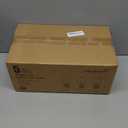 Minetom Jumbo C9 Christmas Pathway Lights Outdoor - 2 Pack 10.5 Feet 5 Lights, C7 Covered Multicolor Bulb Decorations for Lawn Outside, Red & Cool White