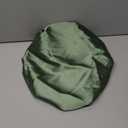 YANIBEST Silk Bonnet for Sleeping Women, Double Layer Hair Satin Bonnets with Elastic Band, Sleep Cap Curly Natural Hair (One Size, Green)