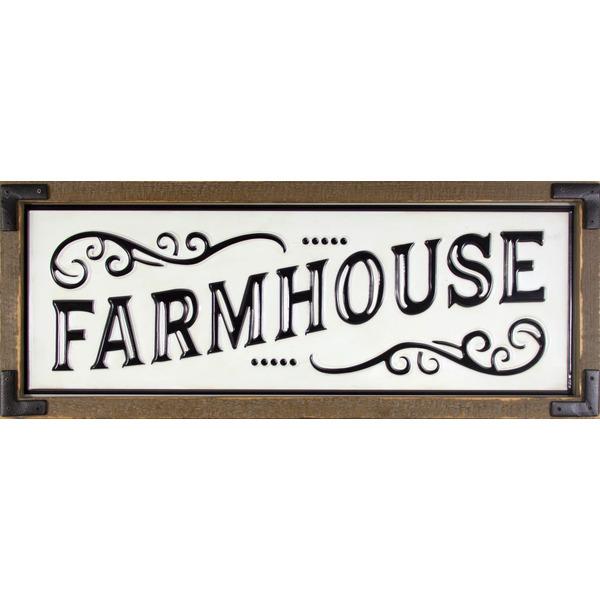 DI PT 11x28 FRAME METAL FARMHOUSE SIGN