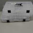 KastKing Tackle Boxes, Plastic Box, Plastic Storage Organizer Box with Removable Dividers - Fishing Tackle Storage - Box Organizer - 4 Packs Tackle Trays - Parts Box (Standard)