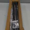 Matte Black Shower Curtain Rod,1 Inch Diameter Stainless Steel Adjustable Spring Tension Rods 32 to 80",with Holders,Anti-Slip,Curtain Rods No Drilling(1 Pack)