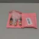 Wine Stoppers for Wine Bottles 6Pcs Vacuum Wine Bottle Stopper with Silicone Reusable Wine Corks, Leak proof Keep Fresh Suitable for Standard (Goldrose, 6 Pack)