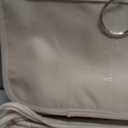 EACHY Toiletry Bag with Hanging Hook, Travel Makeup Bag PU Leather Cosmetic Bags for Women Make Up Organizer with 4 Compartments Waterproof Full-Size Portable Travel Essentials (Beige)