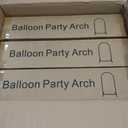 Metal Arch Backdrop Stand Set of 3, Heavy-Duty Balloons Arch Frame for Wedding Ceremony, Party, Baby Shower, Birthday Decorations (Rose Gold, 7.2ft+6.6ft+6ft)