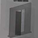 SMARTSTANDARD Bifold Door, 48'' (Double 24") x 80" Tempered Frosted Glass Bifold Closet Door, Interior Folding Door with Hardware Track Kits, Easy Assembly, MDF, White