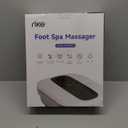 RIKE Collapsible Foot Spa with Heat, Bubbles, 24-Level Temp Control, Red Light, Timer, Foot Soaking Tub with 6 Shiatsu Rollers & Pumice Stone, Foot Bath Massager Pedicure FootSpa for Stress Relief