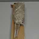 Christmas Glitter Stems 24pcs Artificial Pine Tree Picks for Christmas Tree Ornaments fillers, DIY Xmas Wreath, Crafts, Garland, Holiday, Party, Wedding and Home Decoration (Champagne Gold)