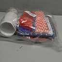 250th Anniversary Party Supplies Patriotic Party Decorations Set 4th of July Banner Disposable Red White and Blue Plates and Napkins 1776-2026 Paper Cups American Flag Tablecloth for Memorial Day