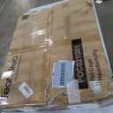 Feandrea Modern Dog Crate Furniture with Charging Station, Kennel Indoor with Flip-up Hidden Acrylic Door, for Small and Medium Dogs up to 45 lb, Side End Table, Heather Greige UPOC021G01