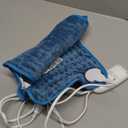 Deepsoon Heating Pad,Electric Heating Pads for Back,Neck,Abdomen,Moist Heating Pad for Shoulder,Knee,Arms,Legs,Dry/Moist Heat & Auto Shut Off,Christmas Gifts for Men and Women,Blue,24x12 Inch