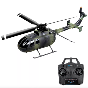 RC Helicopter RC Drone Single Propeller Without Ailerons 6-axis Gyro Stabilization RC Airplane Altitude Hold Gift for Adults 3 Battery (Camouflage)