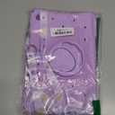 Cute for Samsung Galaxy Tab A9 Plus Case - with Shoulder Strap & 360 Degree Rotating Stand Purple Girls Kawaii Funny DIY Accessories Fun Soft Silicone for Galaxy Tab A9+ Case 11 inch 2023