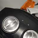 BLACK+DECKER Personal Ceramic Heater, Space Heater for Office Desk, Home Office & Personal Use Desk, 2 Heat & Fan Only Settings, Adjustable Thermostat, BHDC201, Black