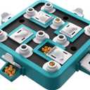 Dog Puzzle Toy, Food Treat Feeder, Mental Stimulation (Green)