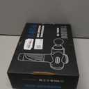 TOLOCO Massage Gun Deep Tissue, Percussion Massage Gun with 10 Replacement Heads, Super Quiet Portable Electric Massager for Athletes, Relax, Black