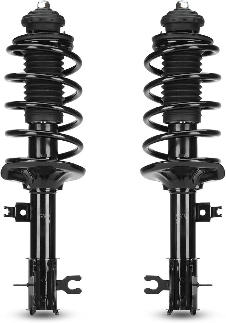 ILONPA 11403 11404 Front Struts Shocks w/Coil Springs for 2004-2011 Chevrolet Aveo/ 2007-2011 Chevy Aveo5/ 2005-2008 Pontiac Wave/ 2009-2010 Pontiac G3, Strut Shock Absorbers Assembly