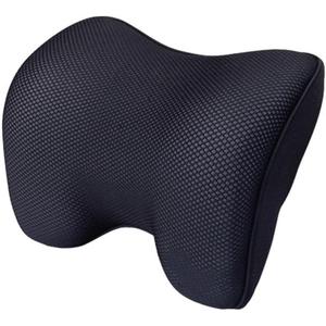 Cabilock Neck Pillow Travel Car Seat Pillows for Driving Memory Car Seat Headrest Pad Dark