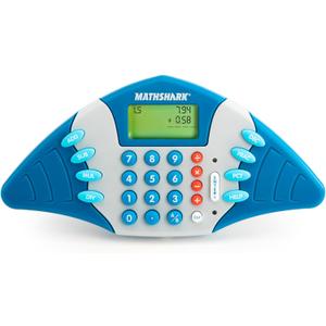 Educational Insights MathShark - Electronic Math Games for Kids Ages 6-8, Handheld Math Game, Addition and Subtraction Toys, Multiplication and Division Games for First Graders, Kids Learning Game