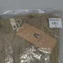 Askdeer Men's Cable Knit Pullover Sweater Long Sleeve Crew Neck Knit Sweater Soft Casual Sweaters with Ribbing Edge Khaki