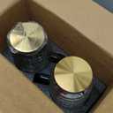 Glass Pitcher with Lid, 2 PACK 68 oz/2 Liter Vintage Water Pitcher, Clear Borosilicate Glass Water Carafe for Cold Brew, Coffee, Lemonade, Iced Sun Tea,Beverage, Milk, Heat Resistant