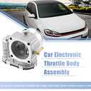 X AUTOHAUX 06A133062BD Electronic Throttle Body Assembly with TPS Actuator for Audi TT 1.8L for VW Golf Jetta 1.8L 06A133062C 06A133062