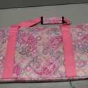 American Mahjong Game Set, 166 Pink Tiles (1.2), 4 All-in-One Color Rack/Pushers & Drawstring Bag, Complete Mahjong Sets with Pink Printed Carrying Bag and Mahjong Tile Set Accessories