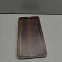 Bathroom Vanity Tray 11.8x5.9in of Acacia Wood - Elegant Organizer for Cosmetics, Jewelry, Perfume, Candle, Key - Premium Wood Tray for Bathroom, Kitchen, Countertop, Toilet Tank, Sink (Dark Brown)