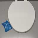 KOHLER 20110-0 Brevia, Slow Close Toilet Seat, Elongated Toilet Seat, Grip-Tight Bumpers Quick-Attach Hardware, White