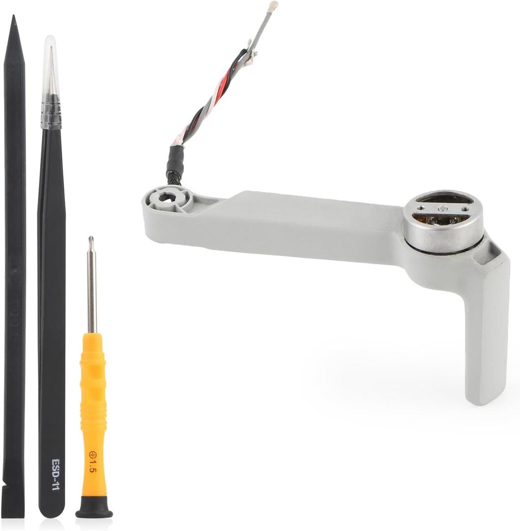 Left Front MotorArm for DJI Mavic Mini 2 Arms Replacement for Mavic Mini 2 Arm Drone Accessories Parts with Repair Tools (Left Front)