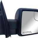 Replacement Passenger Right Side Door Mirror Textured Back Cover Power and Heated with Siginal Light for Ford F-150 fit year 2015 2016 2017 2018 2019 2020
