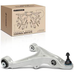 A-Premium Front Left Lower Control Arm, with Ball Joint & Bushing, Compatible with Cadillac STS 2005-2011, RWD
