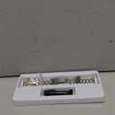 Bestig Compatible with Apple Watch Bands for Men Women 49mm 46mm 45mm 44mm 42mm(Series 3 2 1), Stainless Steel Metal Business Wristband Strap for iWatch Ultra Series 11 10 9 8 7 6 SE 5 4, Silver/Gold