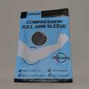 beister Medical Compression Arm Sleeve for Men WomenSingle, 20-30 mmhg Full Arm Support for Pain Relief, Lymphedema (Large, Black)