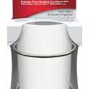 Command Accessory Organizer, Holds up to 2 lb, 3.36" x 3.78" x 4.4" Organizer with 2 Medium Water-Resistant Strips, Satin Nickel, Damage-Free Bathroom Organization