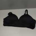 SHAPERMINT Bras for Women, Full Coverage Wirefree Bra with Lift, Plus Size (Black, L)