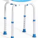 FSA/HSA Eligible Shower Chair for Inside Shower, Shower Stool for Elderly and Disabled, Tool-Free Assembly Shower Seat for Bathtub, Shower Bath Chairs for Seniors/Disabled by DUALECO