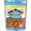 Blue Diamond Almonds Low Sodium Lightly Salted Snack Nuts, 40 Oz Resealable Bag (Pack of 1), Best Before: DEC/03/26