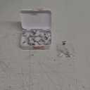 MQUPIN Duvet Pin Duvet Clips 16 Sets, Duvet Cover Pins Comforter Clips with Soft Fabric Material, Double Sided Pin Fasteners for Quilt, Cushions, Curtains - White