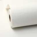 White Peel and Stick Wallpaper Slight Velvety Feeling Woven Fabric Grasscloth Textured Washable Thick Self-Adhesive Contact Paper Removable (16.5"x236.2") S77