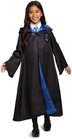 Harry Potter Robe, Official Hogwarts Wizarding World Costume Robes, Deluxe Kids Size Dress Up Accessory