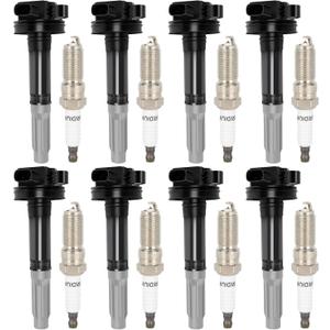 ECCPP UF622 8 ignition coils with 8 iridium Spark Plugs for ford for F-150 5.0L UF-622 UF622 DG-542