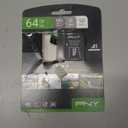 PNY 64GB Elite-X Class 10 U3 V30 microSDXC Flash Memory Card, 3 Count (Pack of 1) - 100MB/s, Class 10, U3, V30, A1, 4K UHD, Full HD, UHS-I, Micro SD