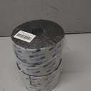 2 x Hook and Loop Tape 2" x 22ft, Self Adhesive Strips with Strong 9448A Backing, Interlocking Nylon Fabric Fastener for Heavy Duty Applications, Carpets, Cushions, Garage, Outdoor Black