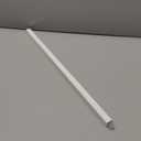 Towel Bar Replacement Rod 24 Inches Adjustable Spring End Wall Mount Replacement Towel Bar for Ceramic Holder Bathroom Kitchen Towels Bars Storage (White Towel Holder)