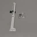 upHere G276WT White Graphics Card GPU Brace Support Video Card Sag Holder/Holster Bracket,Adjustable Length and Height Support,G276WT