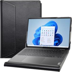 Alapmk Protective Case for 14" Lenovo Yoga 7i 14 Gen 8 2023 Model/ Yoga 7i 14 Gen 7 2022 Model & HP EliteBook 840 G9 G10 & VivoBook 14 OLED M1405YA(Not Fit Yoga 7i 14 2020-2021 Model), Black