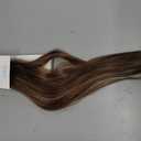 Tape Hair Extensions 22Inch Long Brown Highlights Extensions Tape in Hair Seamless Skin Weft Brown Auburn Remy Human Hair Extensions with Adhesive Tapes 20Pieces Glue in Real Hair Extensions4P30