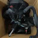 7-in-1 Folding Toddler Tricycle for 18 Months to 5 Years, Tricycle Stroller with Dual Brakes, All-Terrian Rubber Tire, Tricycle for Toddlers with Rotatable Seat, Adjustable Push Handle, Black