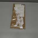 6 PCS Valentine's Day Garland Hangers Garland Ties Cord Bundlers Hanging Cord Organizer, Adjustable Wreath Ties for Door Frame, Mantle, Stretchable & Reusable Silicone Hooks for Fireplace Decoration